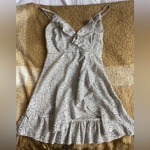 Mini polka dot dress